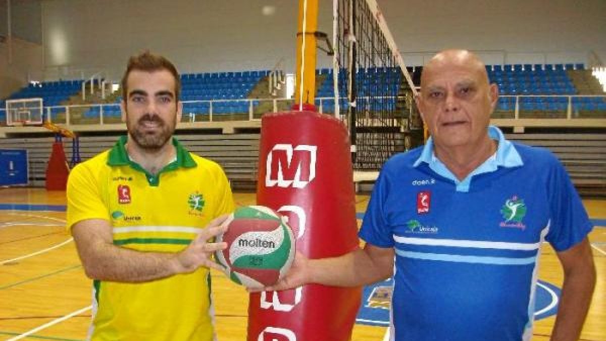 Piero y Cabrera en la pista.