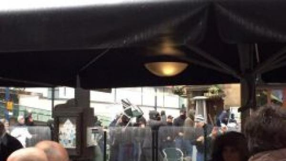 Incidentes en la previa del City-Sevilla.