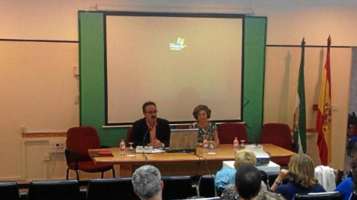 Inauguración con Alfredo Valdivia y Marisa Andrés.