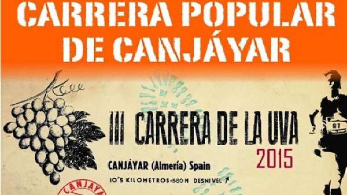 Cartel de la carrera.