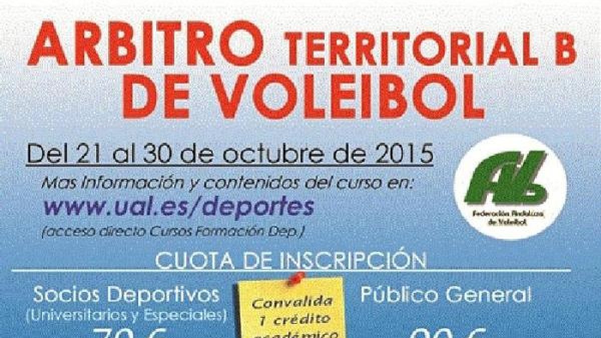 Ya te puedes apuntar a la fiesta del voleibol.