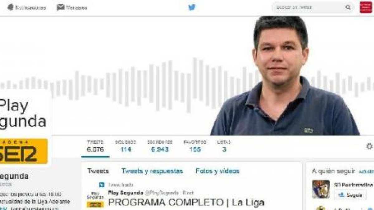 Óscar Egio te invita a seguir de cerca la actualidad de Segunda cada día en redes sociales.
