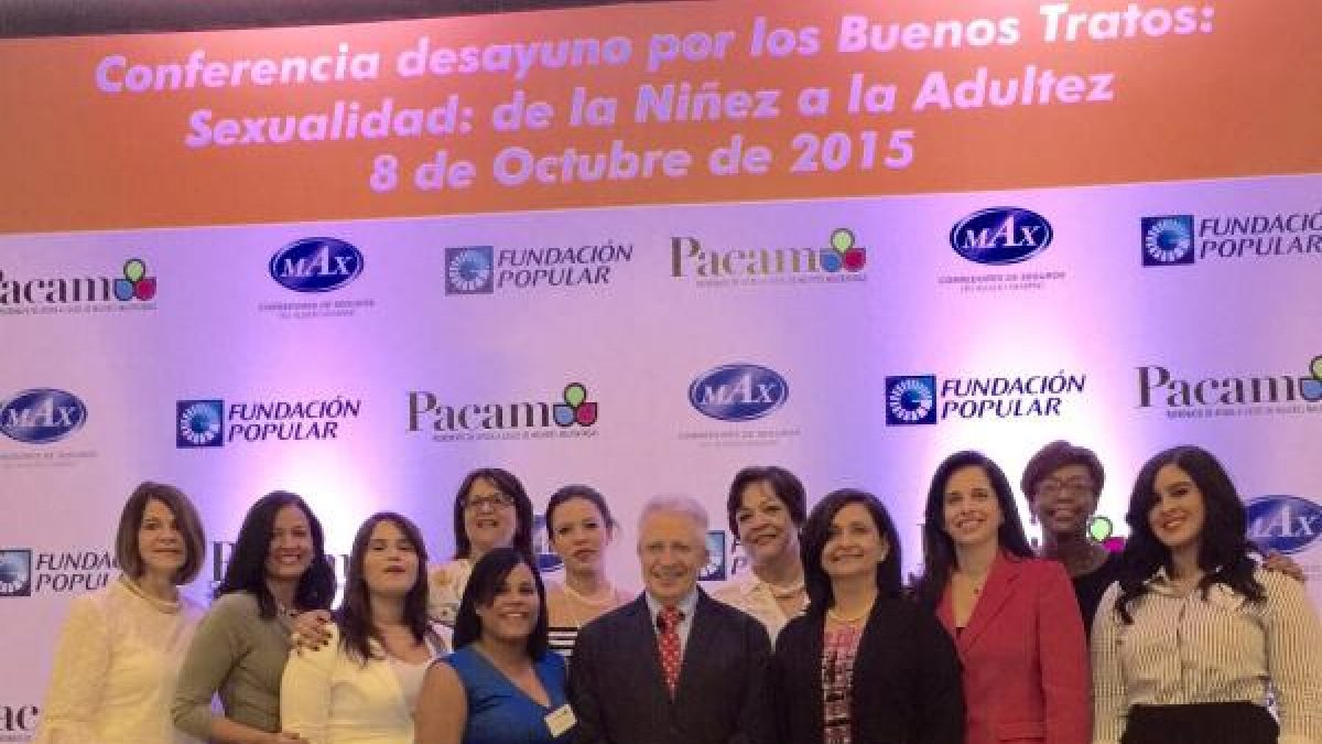 El sexólogo Manuel Lucas en la jornada de PACAM en Santo Domingo.