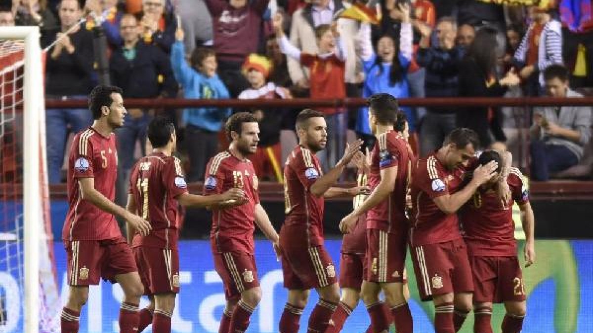 Celebración del 1-0.