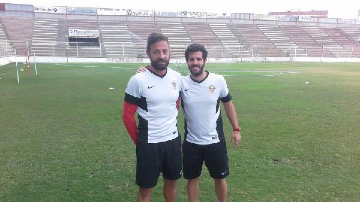 Ricardo Molina y Eduardo Frapolli en el Juan Rojas.