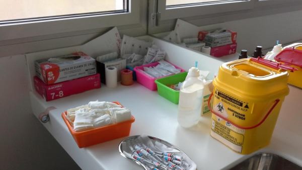 Vacunas preparadas para iniciar una campaña vacunal en Atención Primaria.