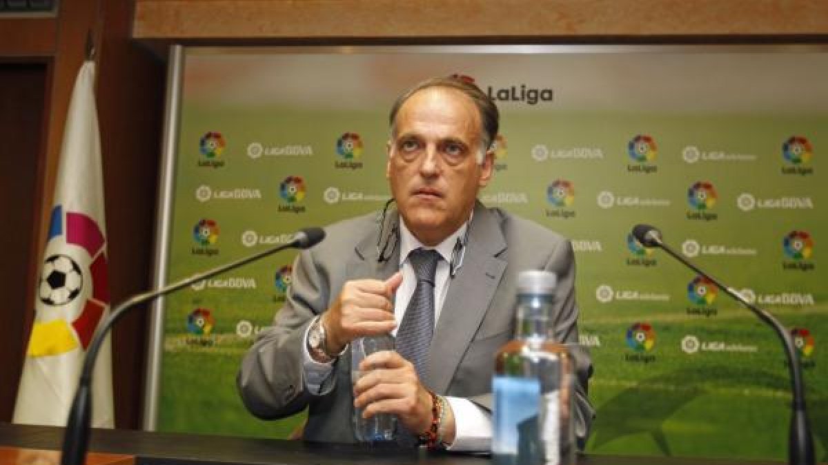 Javier Tebas, presidente de la LFP.