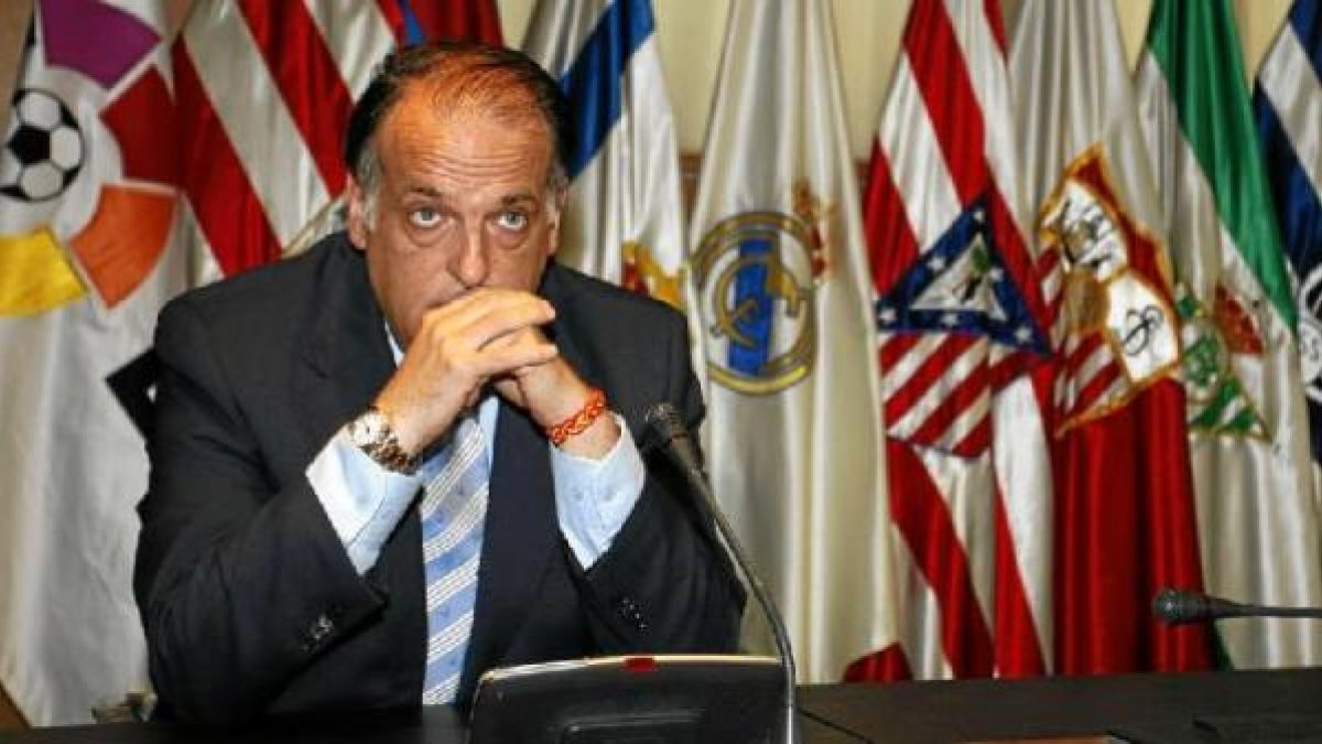 Javier Tebas, presidente de la LFP.