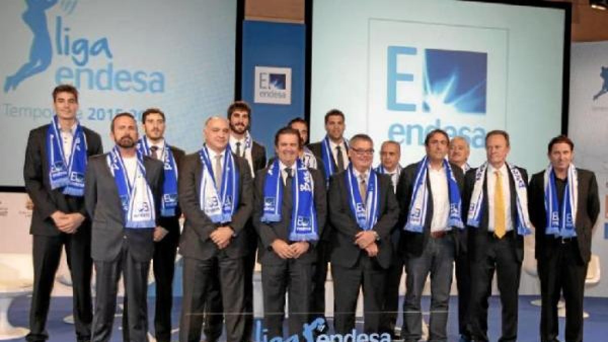 Una fiesta del baloncesto en la sede de Endesa.