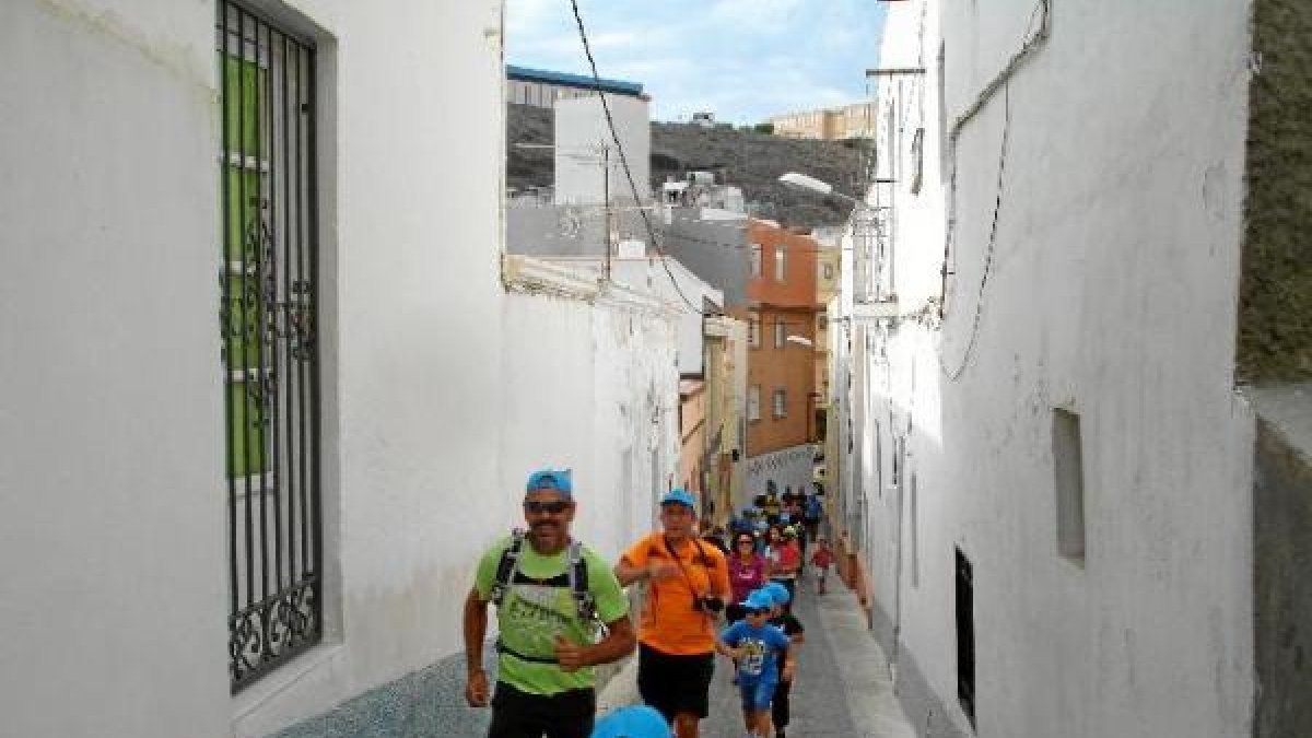 Niños y adultos disfrutaron de la prueba.