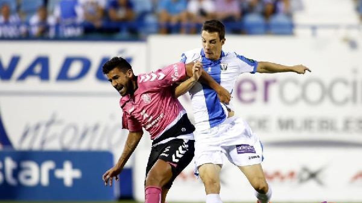 El jugador del Tenerife.