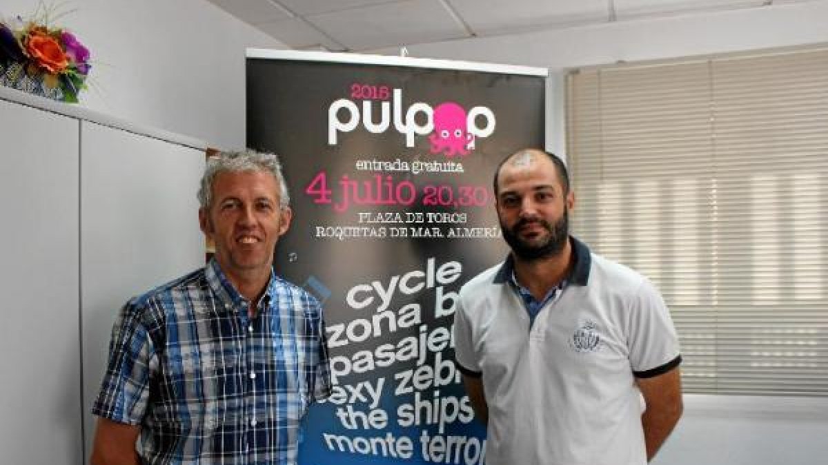 José Luis Pérez Blanco y Francisco Martínez, responsables de Pulpop.