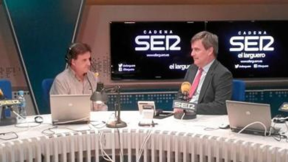 José Ramón de la Morena con Miguel Cardenal.