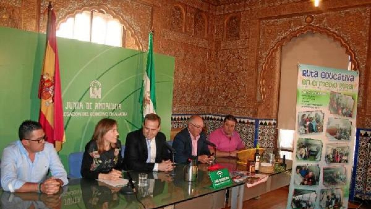 Presentación ayer del proyecto educativo del municipio de Lubrín.