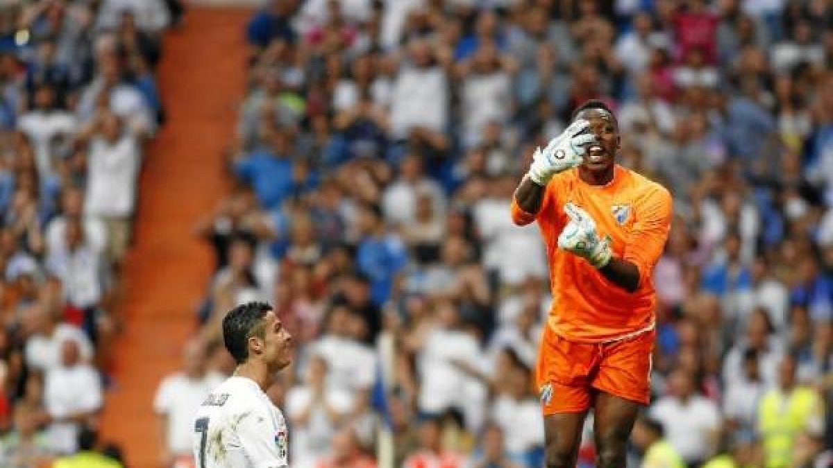 Cristiano no pudo batir a Kameni.