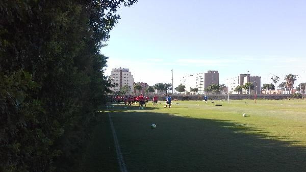 Penúltimo entreno de la semana.