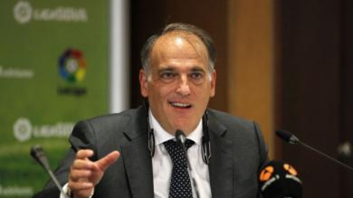 Javier Tebas no ve al Barça fuera de la Liga.