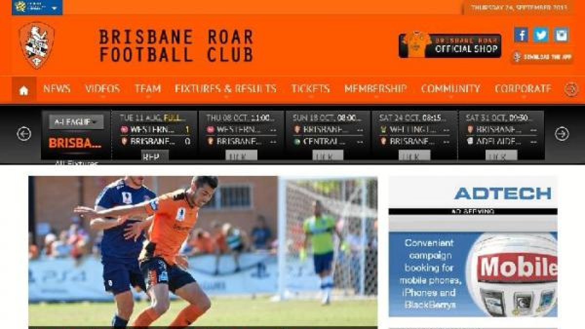 Así está la página web a esta hora.