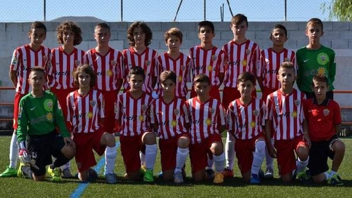 Equipo infantil B de la UD Almería.