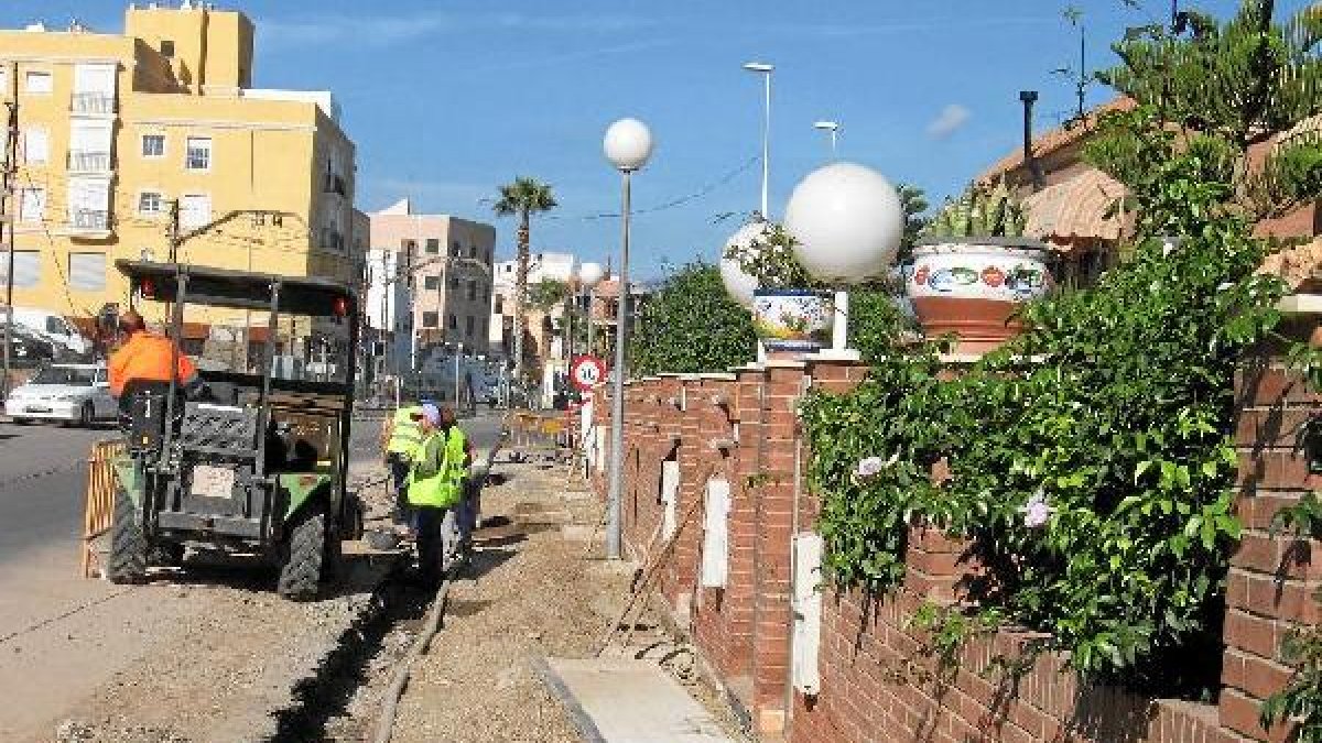 Imagen de los trabajos acometidos en las tuberías