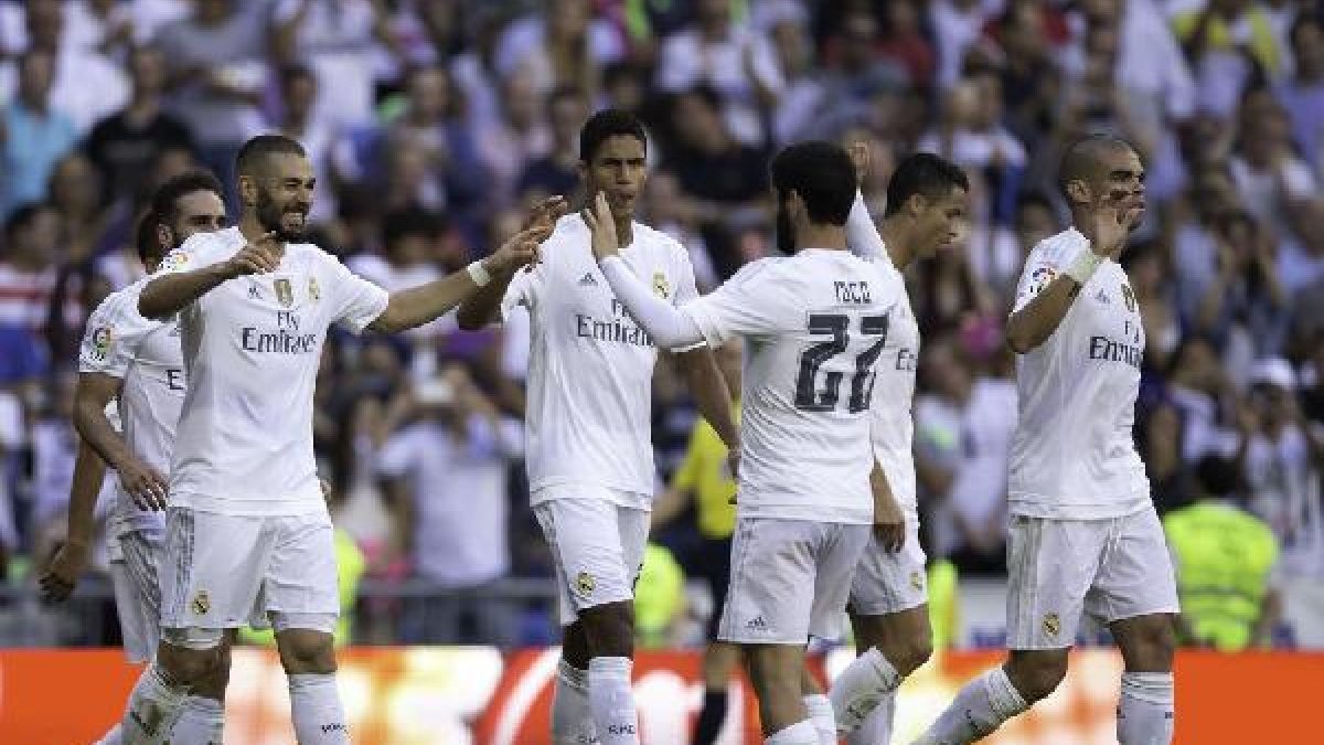 Celebración del 1-0.