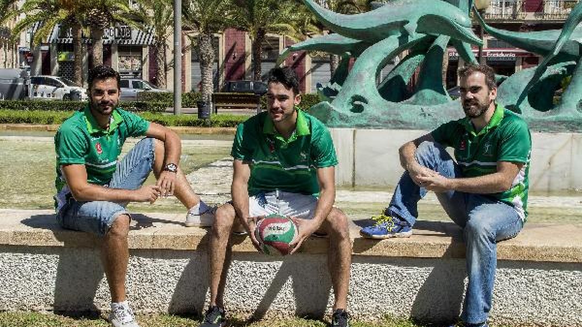 Los tres jugadores.