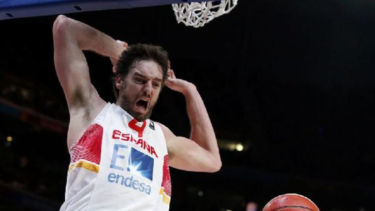Pau Gasol fue el héroe de la Selección Española.
