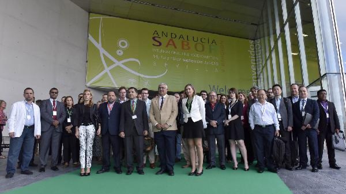 Participantes en los encuentros comerciales.
