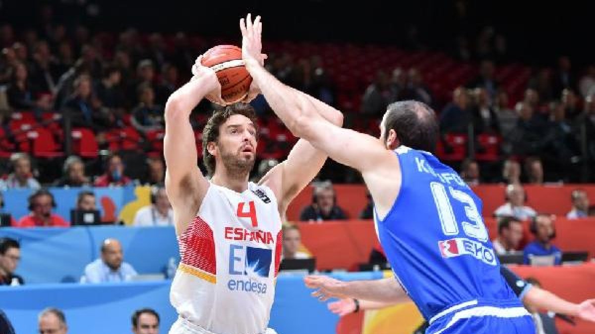 Una jugada del partido.