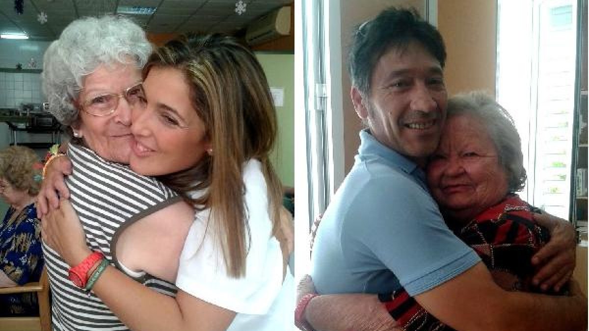 Dos empleados y dos usuarios