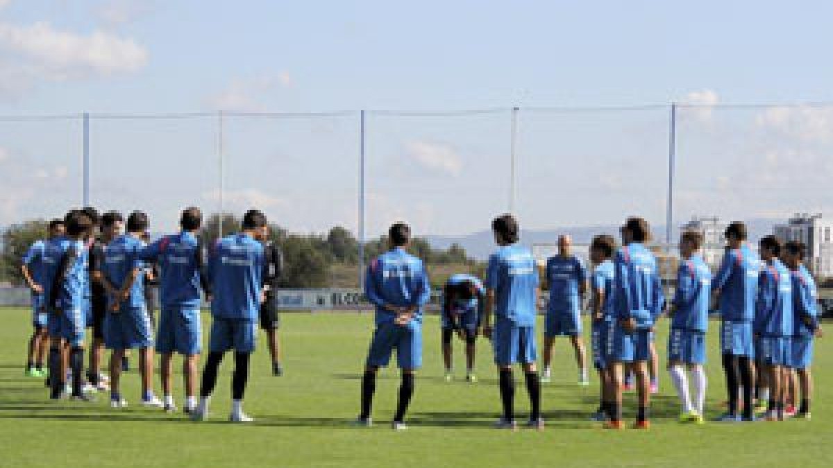 Entrenamiento del Alavés.