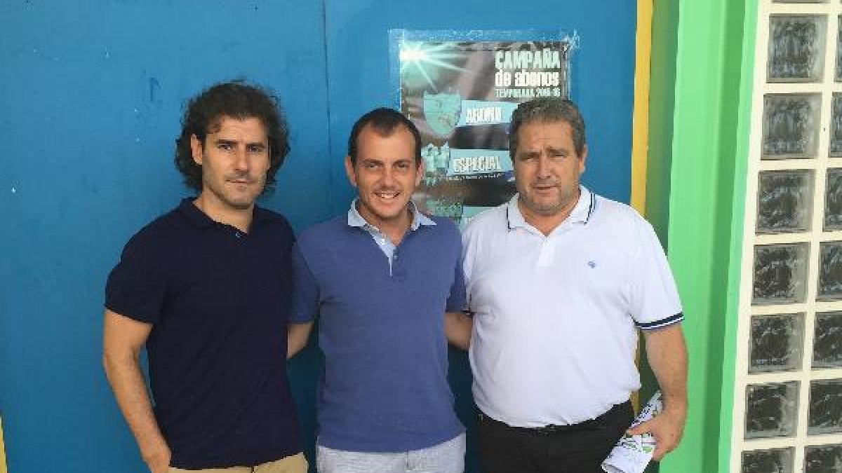 Ángel, Alberto y Vicente.