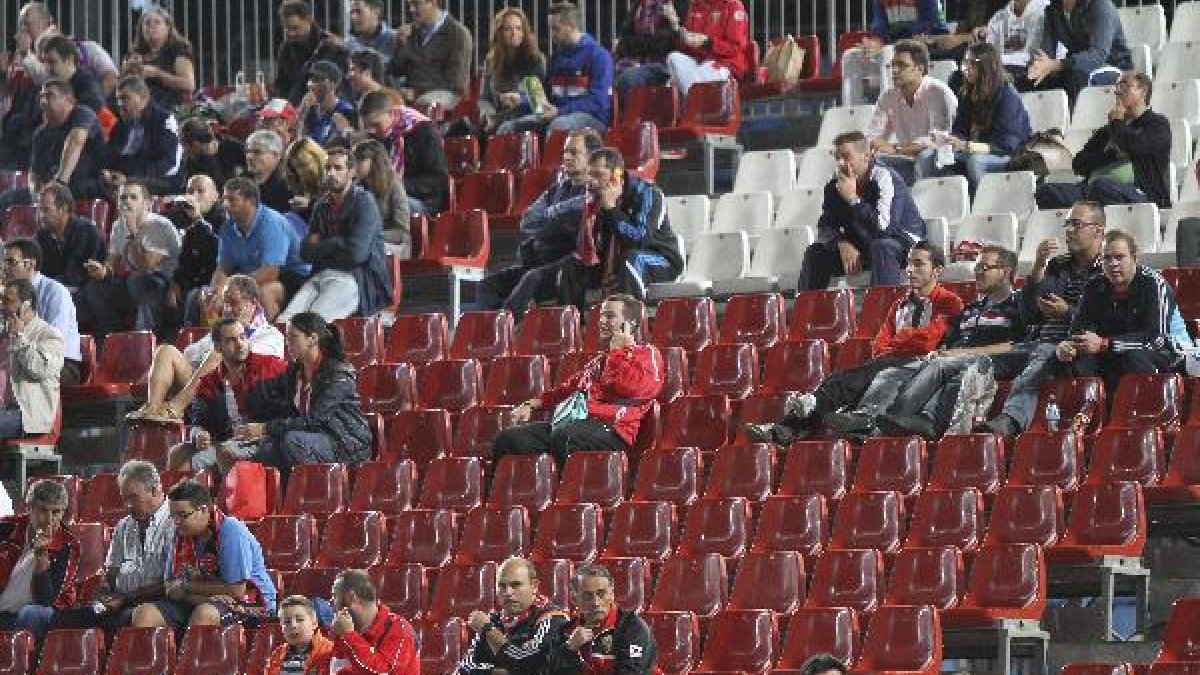 La Copa no atrae mucho en Almería.
