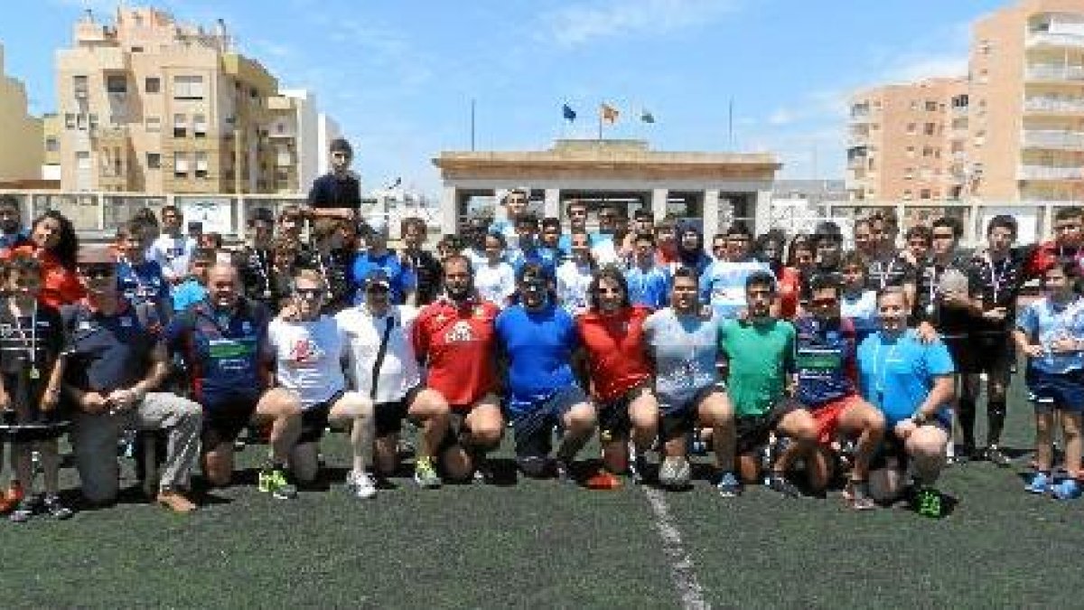 La gran familia del rugby.