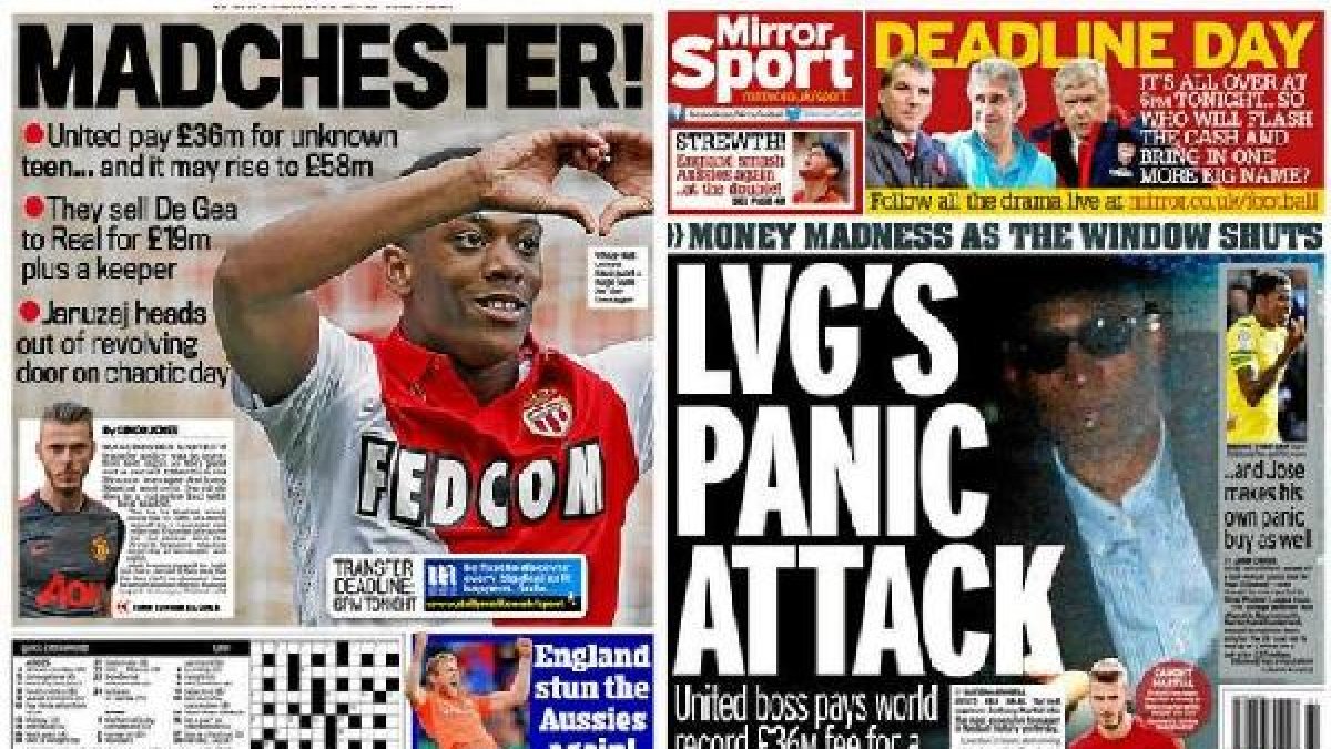 Las portadas lanzaron la noticia.