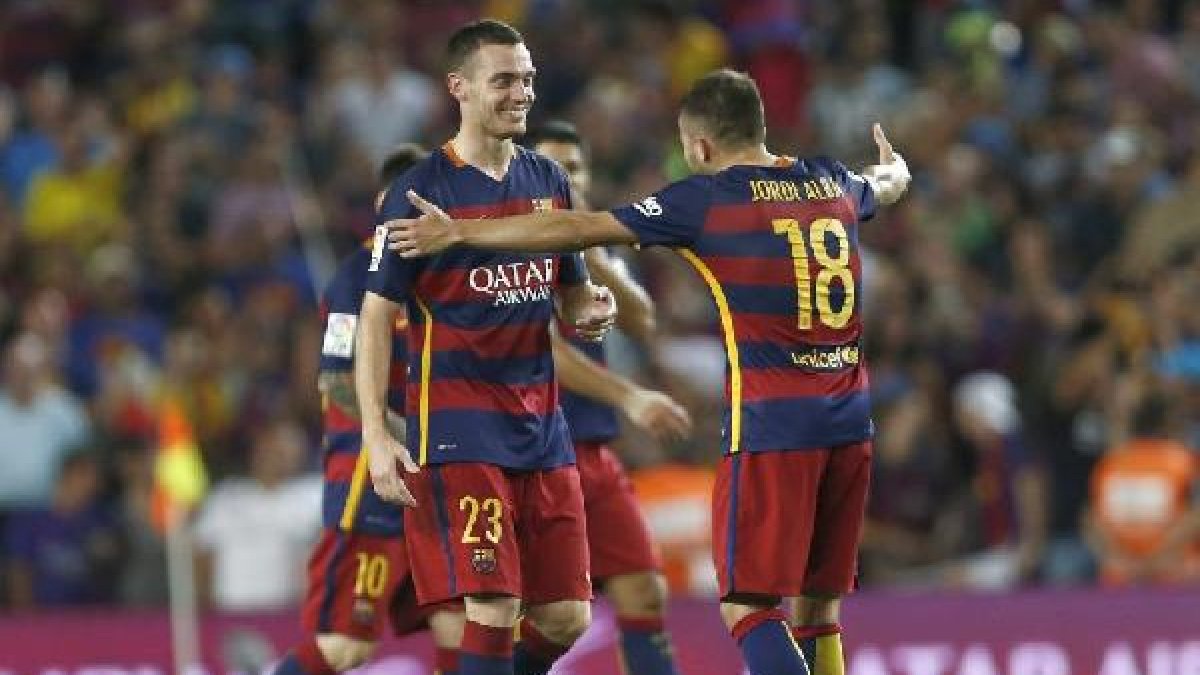 Celebración del gol.