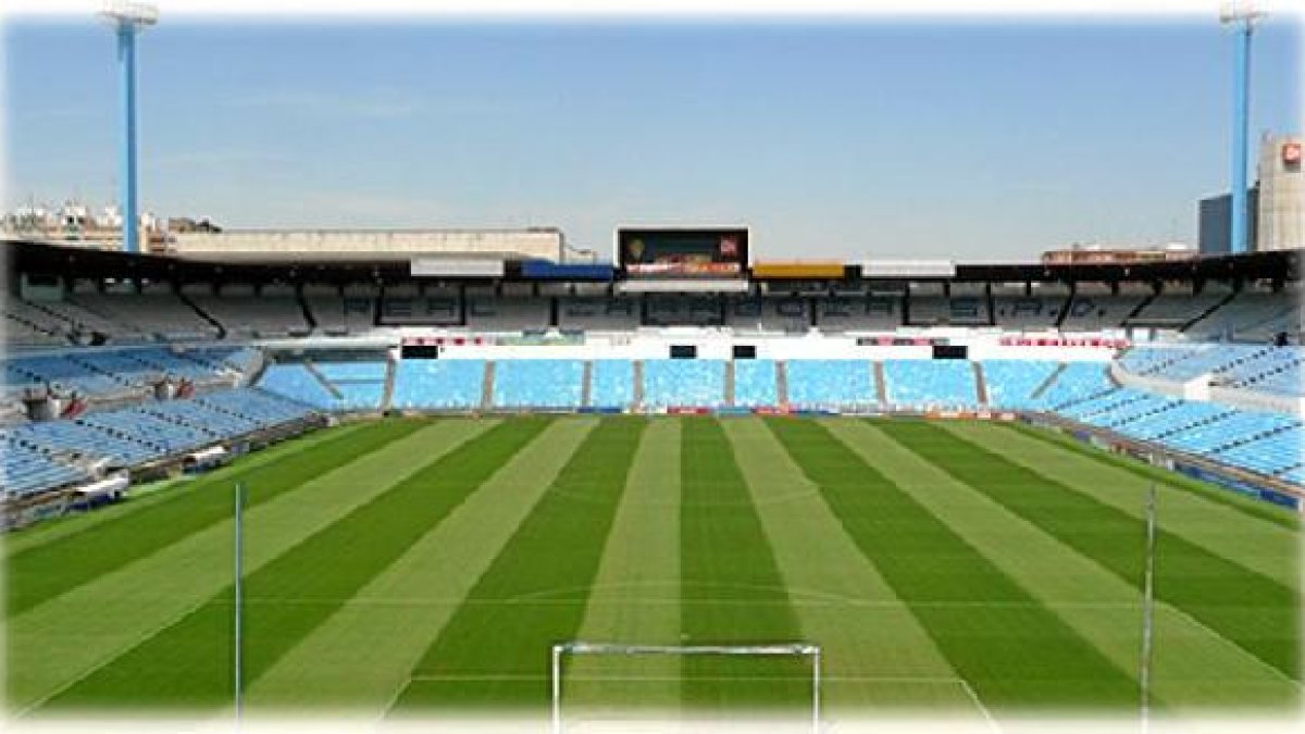 El Estadio de La Romareda.