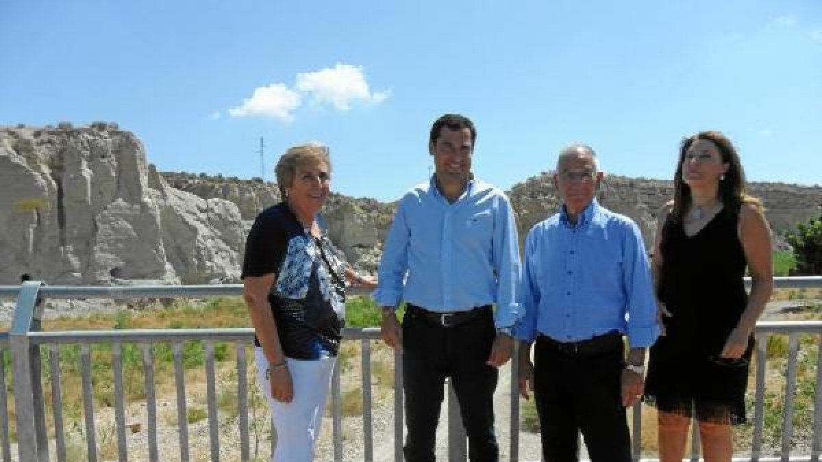 Moreno ha visitado hoy los municipios de Antas y Mojácar.