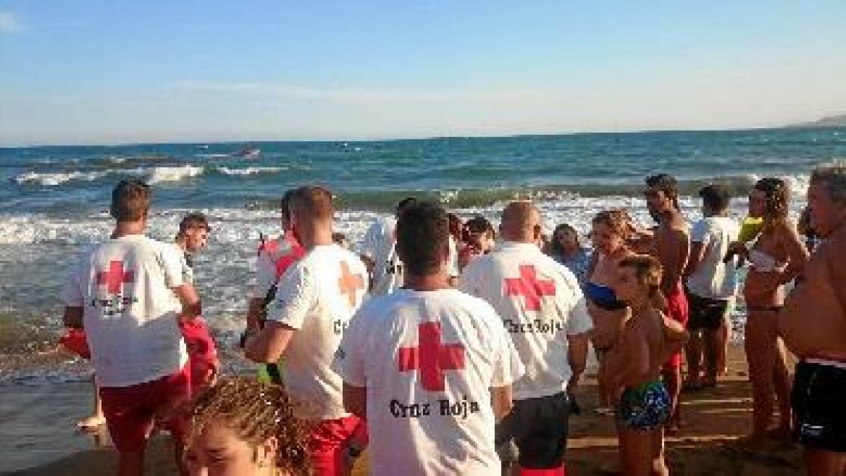 En Pulpí el pasado fin de semana se tuvieron que rescatar a cuatro personas.