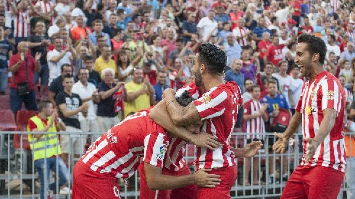 Fiesta por los goles.