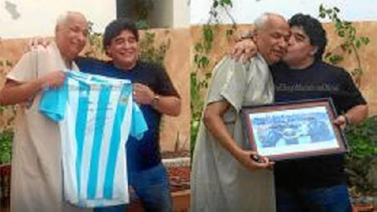 Como grandes amigos se abrazaron.