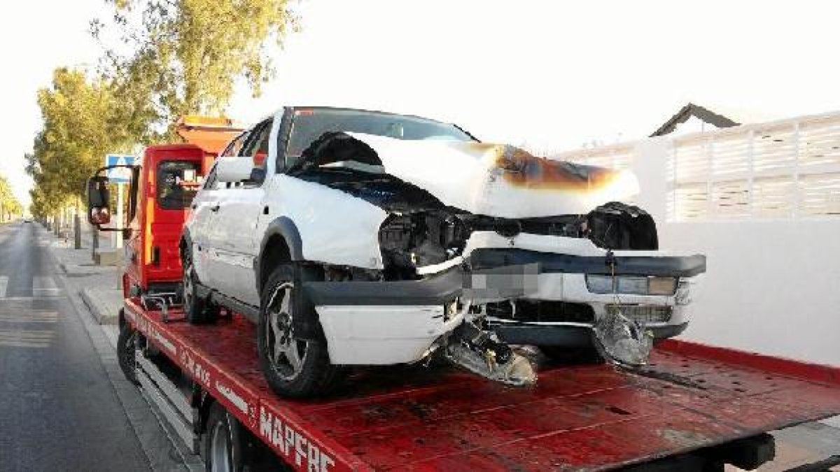 Estado en que quedó el vehículo.