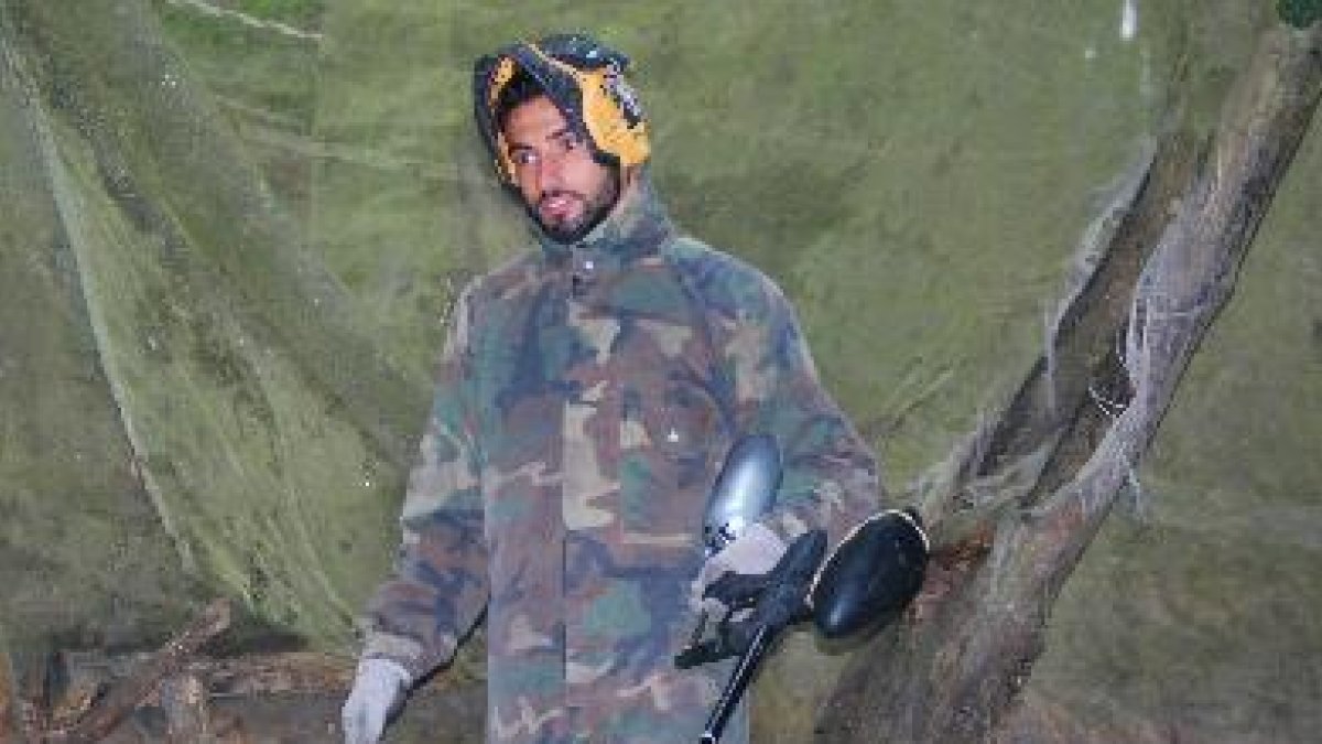 Chuli, en el stage de Asturias.