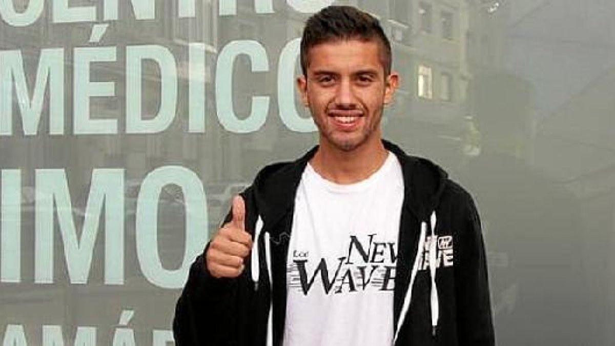 El nuevo jugador alavesista.