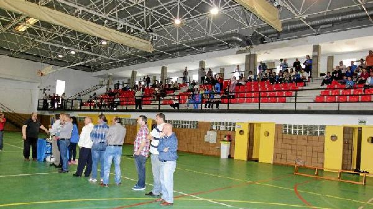 El pabellón de Balerma está listo para el evento.