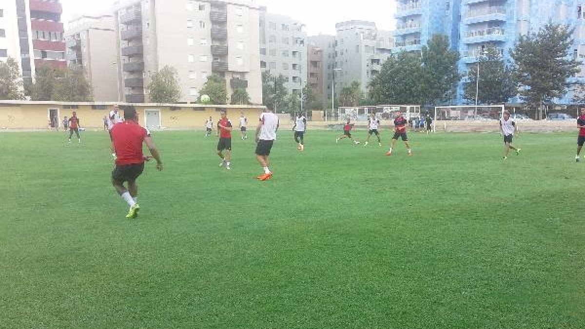 Image del partidillo de este sábado.