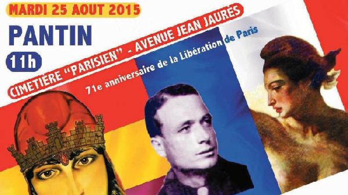 Cartel del homenaje.