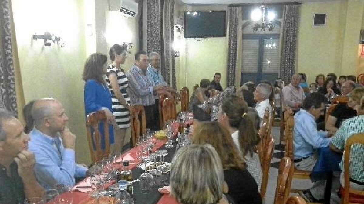 Virginia Bosquet durante la presentación de los vinos