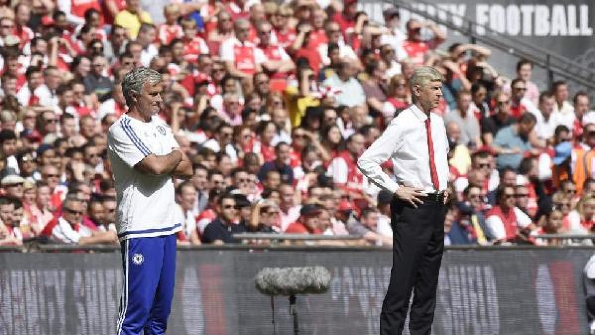 Mourinho y Wenger no se llevan nada bien.