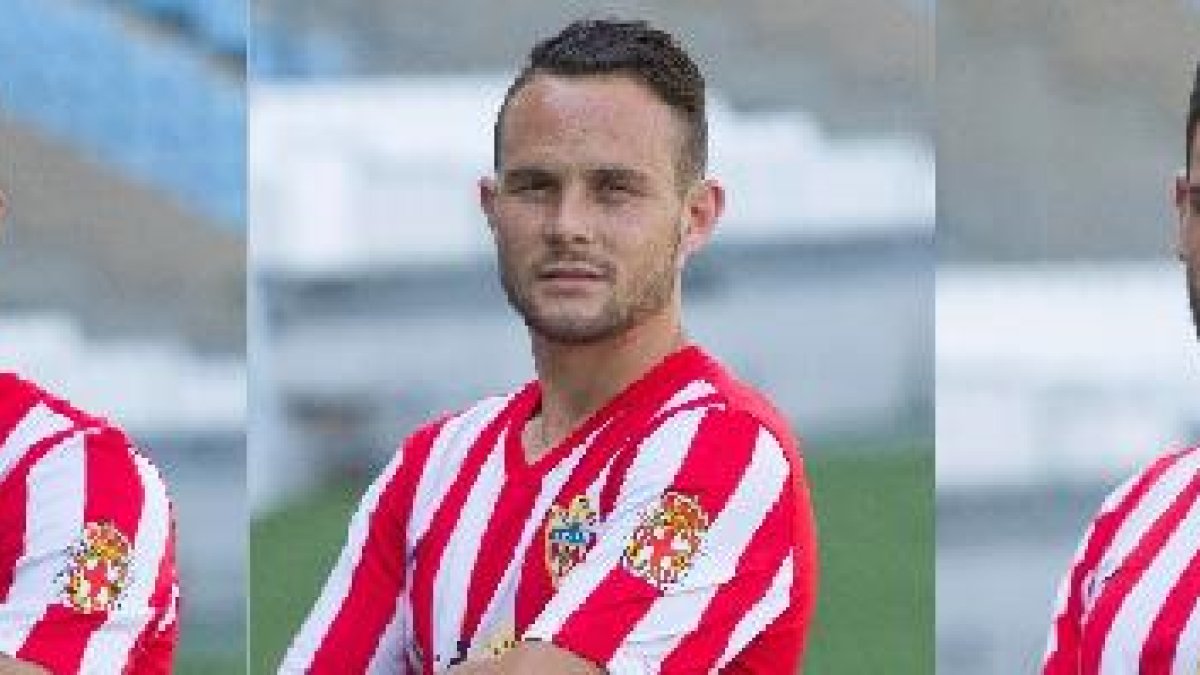 Los tres elegidos para quedarse: Míchel, Iván y Puertas.